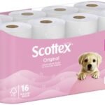 Scottex Original Papel Higiénico 16 Rollos