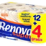 Renova Papel Super Doble Capa 12+4 Rollos