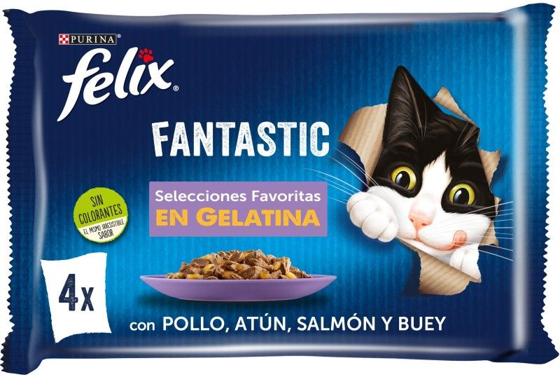 Purina Felix Fantastic Selecciones Favoritas 4x85g
