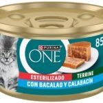 Purina One Comida Húmeda para Gato Esterilizado Adulto con Bacalao 85g