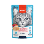 Wanpy Estofado Atún y Gambas para Gatos 70g